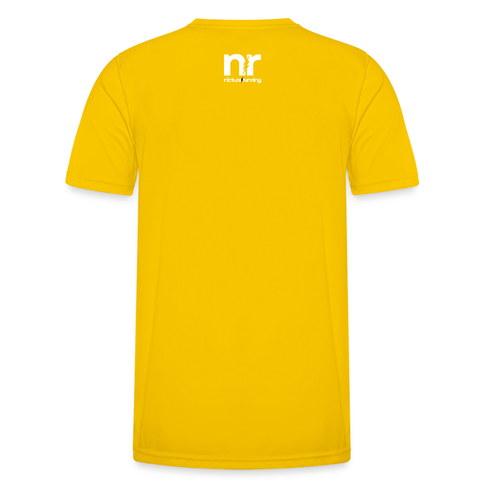 Nicture Running Functional T-Shirt - egg yellow