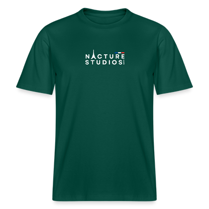 Paris Relaxed Fit Unisex Organic T-Shirt - Forest