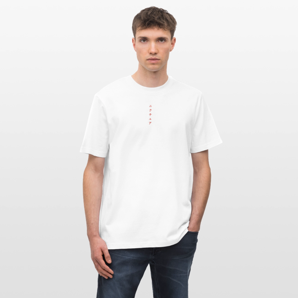 Koi Japanese Relaxed Fit Unisex Bio-T-Shirt Sparker - Weiß