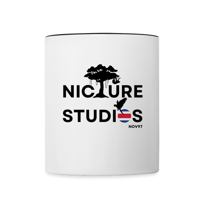Costa Rica Contrasting Mug - white/black