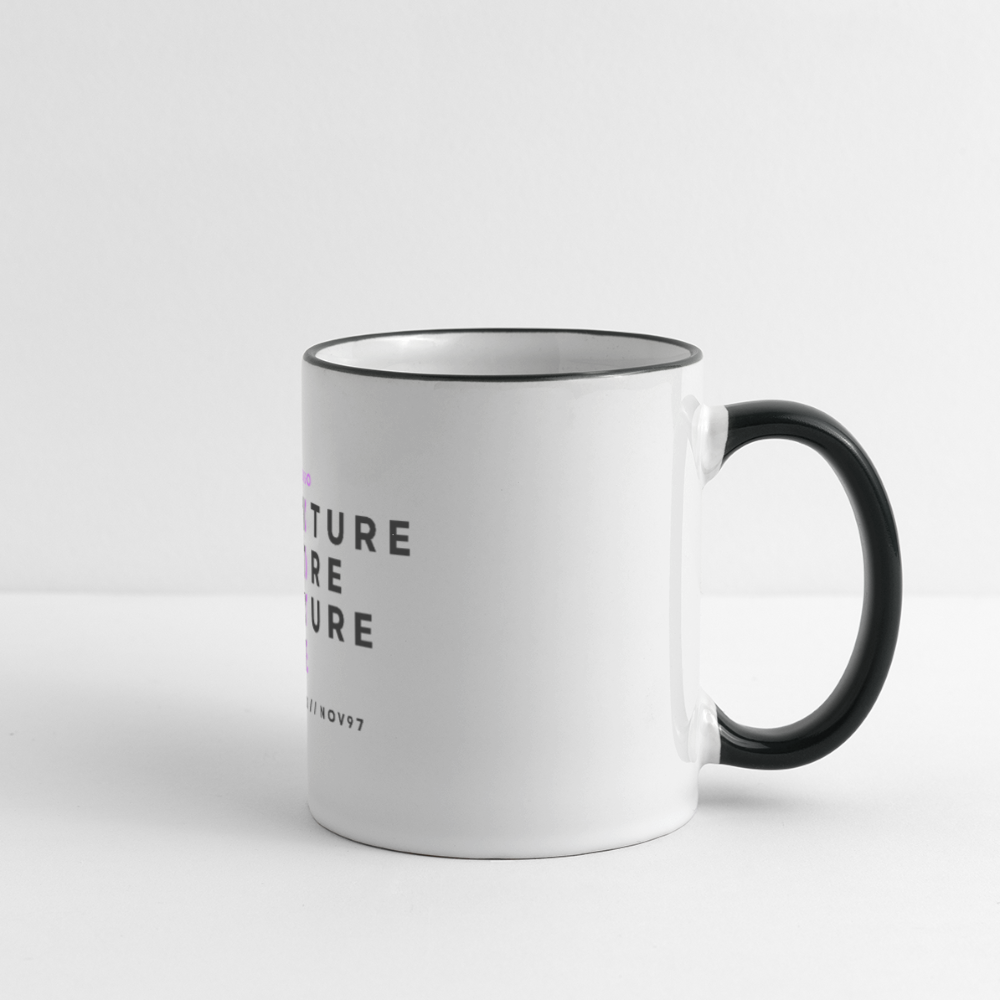 YOU LOOK SO CUTE Panoramic Mug - white/black