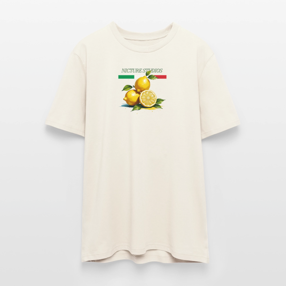 "Limone due" Unisex Bio-T-Shirt - Naturweiß 
