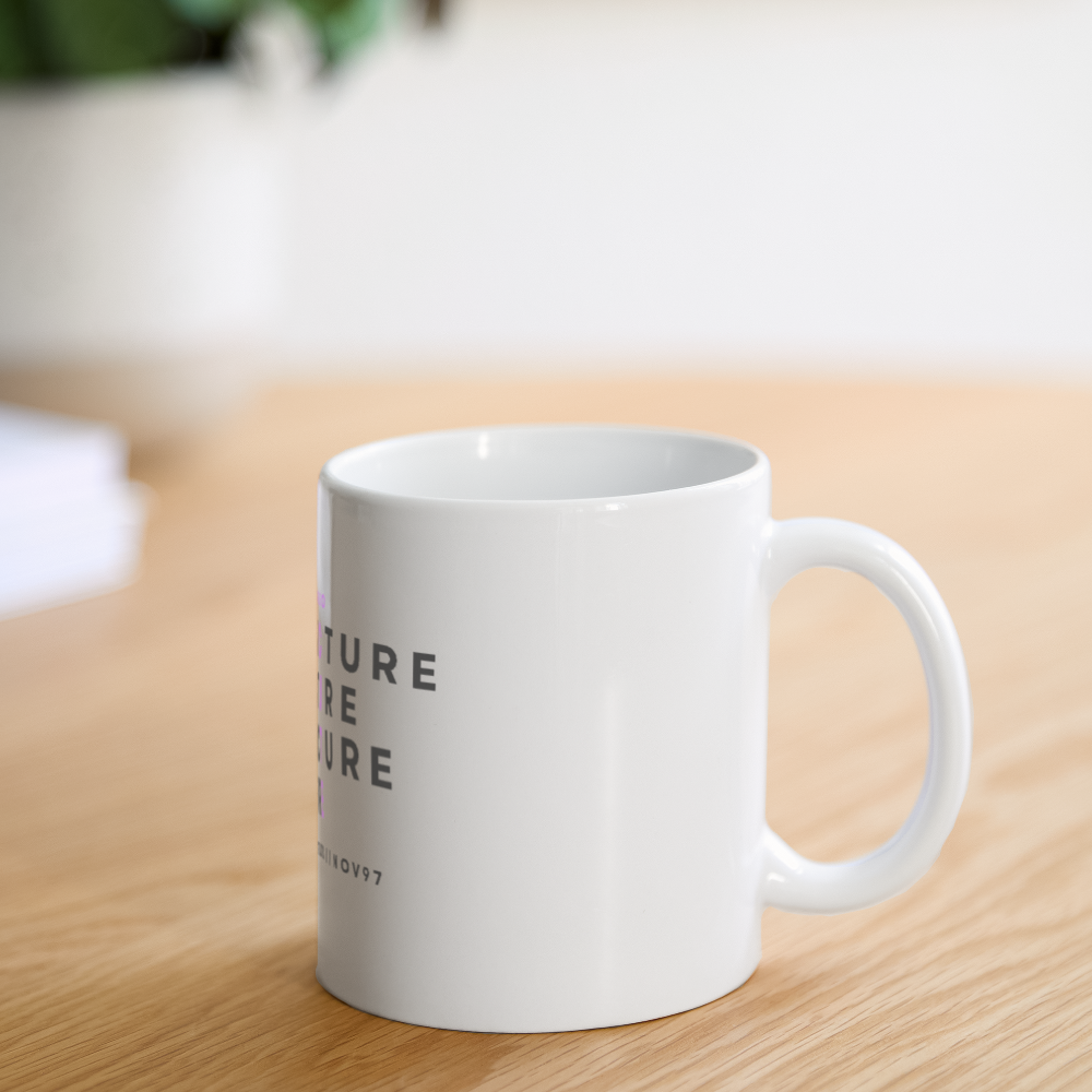 YOU LOOK SO CUTE Panoramic Mug - white