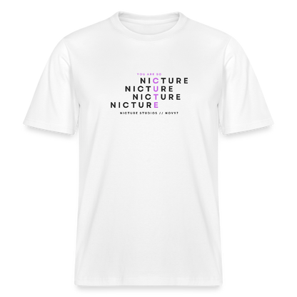 YOU ARE SO CUTE Relaxed Fit Unisex Organic T-Shirt - Weiß