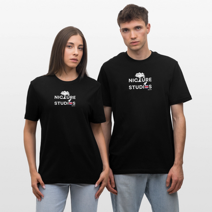 Costa Rica Relaxed Fit Unisex Organic T-Shirt - Schwarz