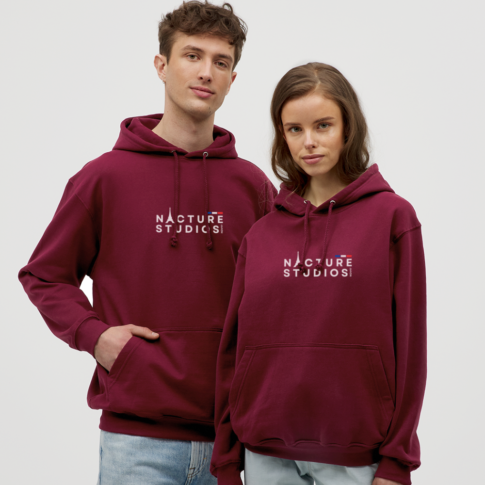 Paris Unisex Hoodie - bordeaux