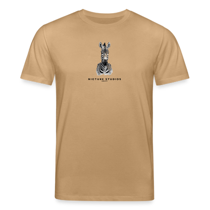 Zebra Unisex Bio-T-Shirt - Karamell 