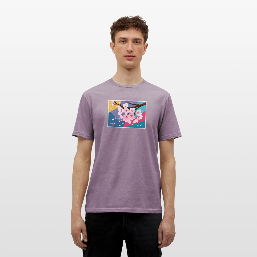 Sakura Japanese T-Shirt - Lilagrau 