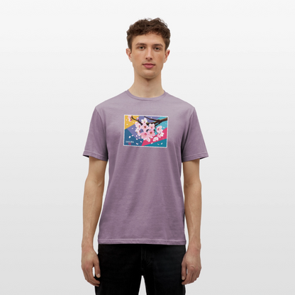 Sakura Japanese T-Shirt - Lilagrau 