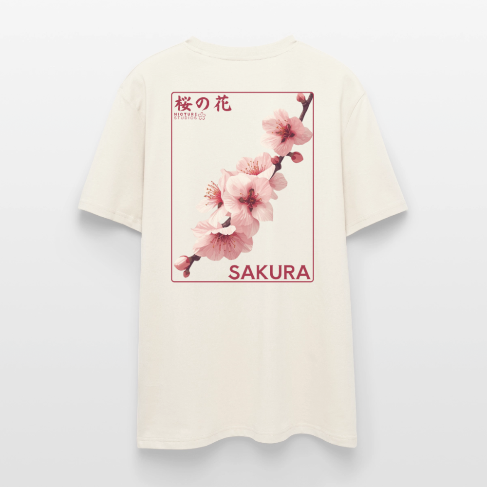 Sakura Line Unisex Bio-T-Shirt - Naturweiß 