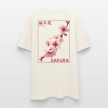 Sakura Line Unisex Bio-T-Shirt - Naturweiß 