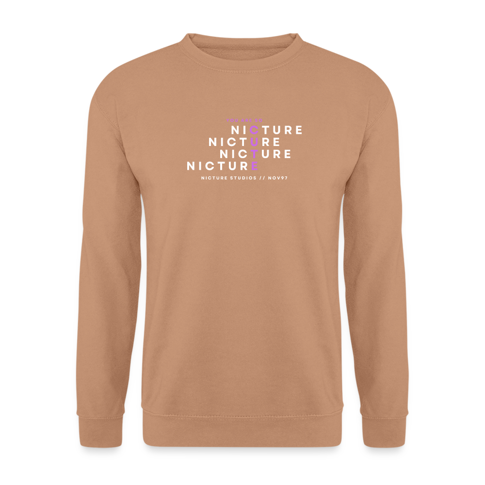 YOU ARE SO CUTE Unisex Pullover - mocha