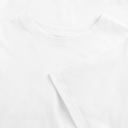 Sonne Mond Sterne Oversized Cropped T-Shirt - Weiß