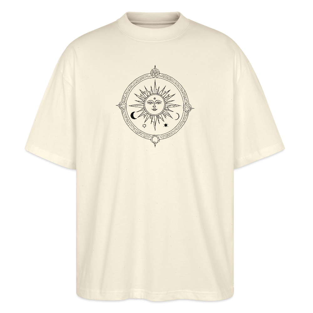 Okkult Oversized Unisex Bio T-Shirt - Weißgrau
