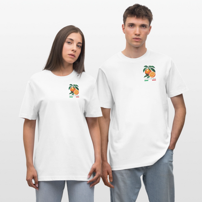 "Arancia" Relaxed Fit Unisex Bio-T-Shirt - Weiß