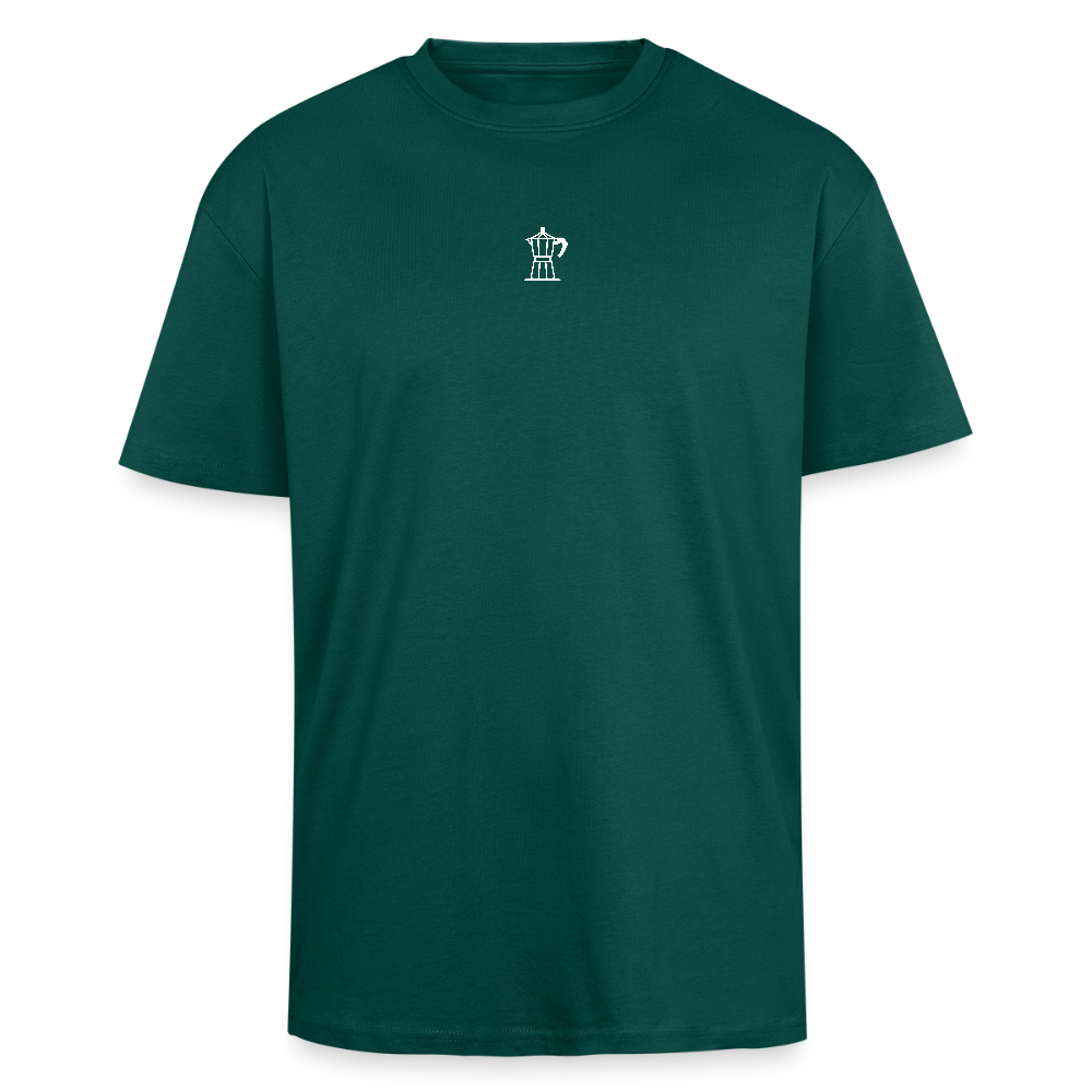 Coffee Break Heavy Oversize T-Shirt - hunter Green