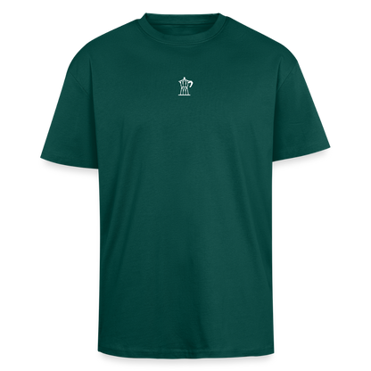 Coffee Break Heavy Oversize T-Shirt - hunter Green