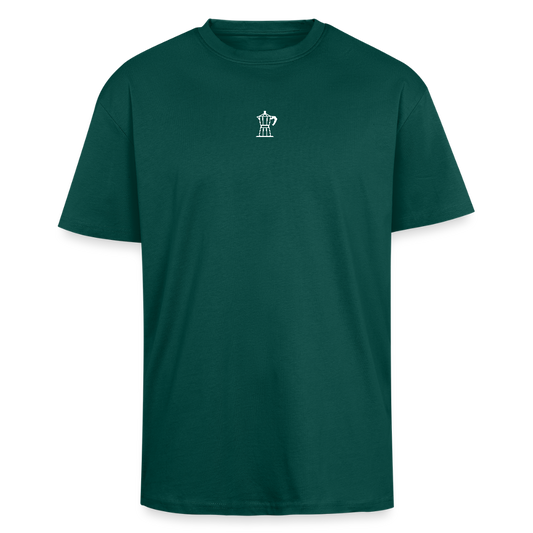 Coffee Break Heavy Oversize T-Shirt - hunter Green