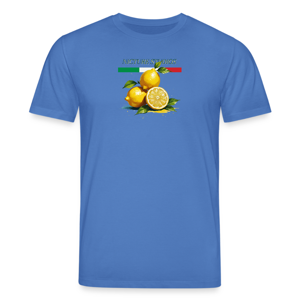 "Limone due" Unisex Bio-T-Shirt - Achtsames Blau