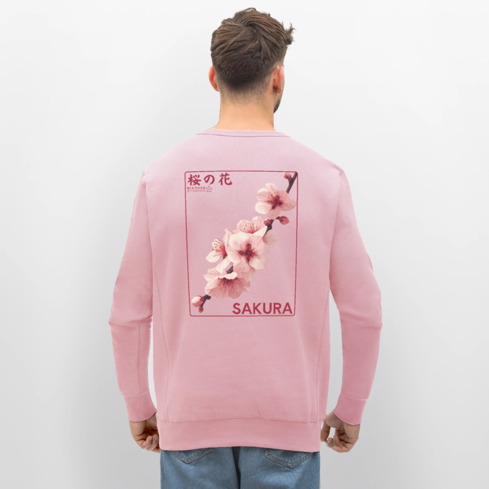 Sakura Line Unisex Bio-Sweatshirt - Hellrosa