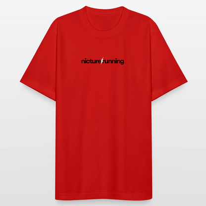Nicture Running atmungsaktives Sportshirt - Rot