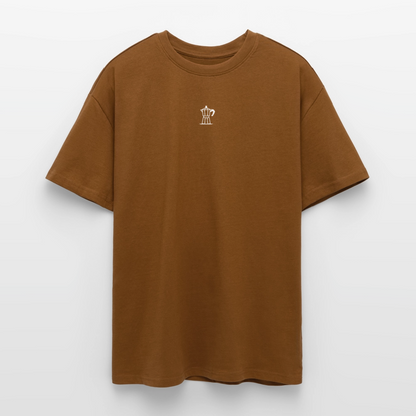 Coffee Break Heavy Oversize T-Shirt - Toffee