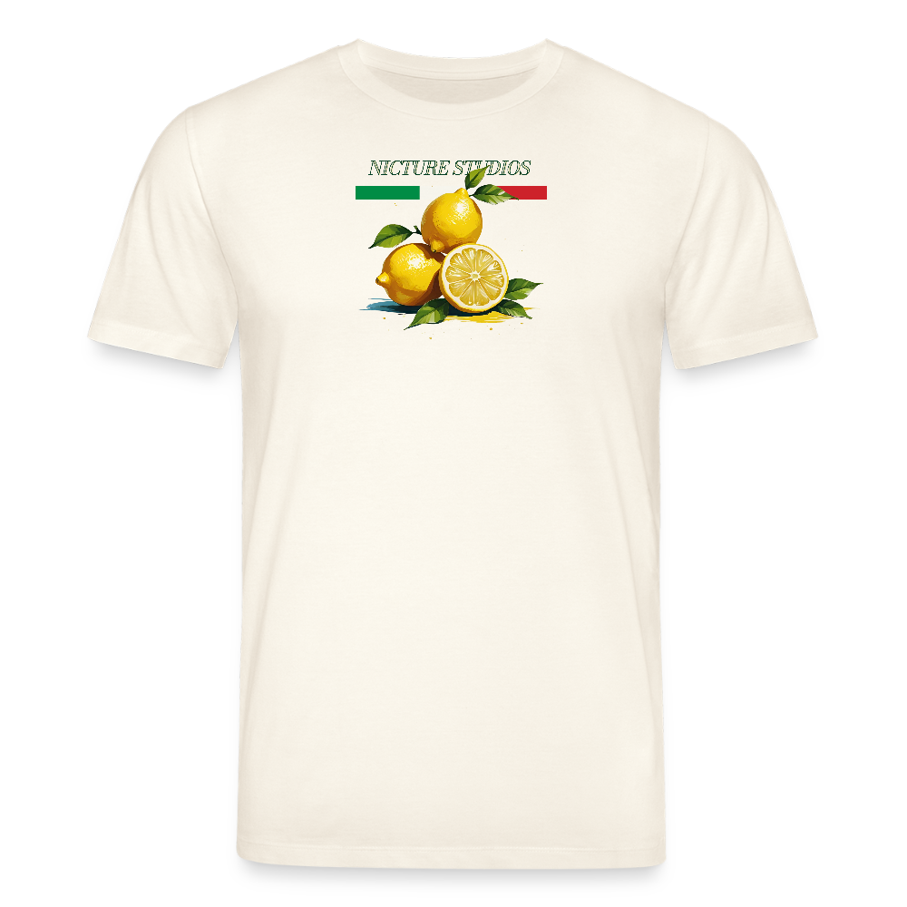 "Limone due" Unisex Bio-T-Shirt - Naturweiß 