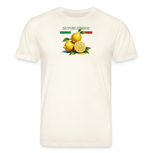 "Limone due" Unisex Bio-T-Shirt - Naturweiß 