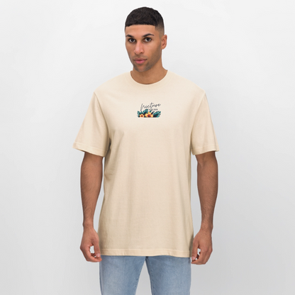 Surf Relaxed Fit Unisex Bio-T-Shirt - Weißgrau