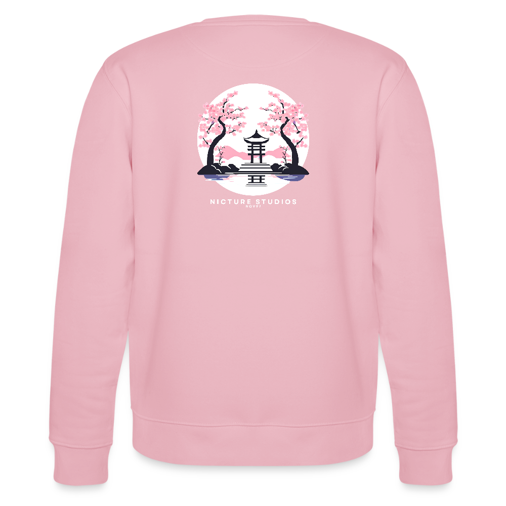 Japanese Cherry Blossom Unisex Bio-Sweatshirt - Hellrosa