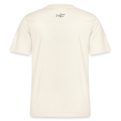 Sonne Mond Sterne Relaxed Fit Unisex Bio-T-Shirt - Naturweiß 