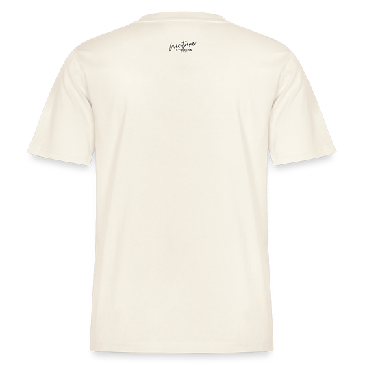 Sonne Mond Sterne Relaxed Fit Unisex Bio-T-Shirt - Naturweiß 