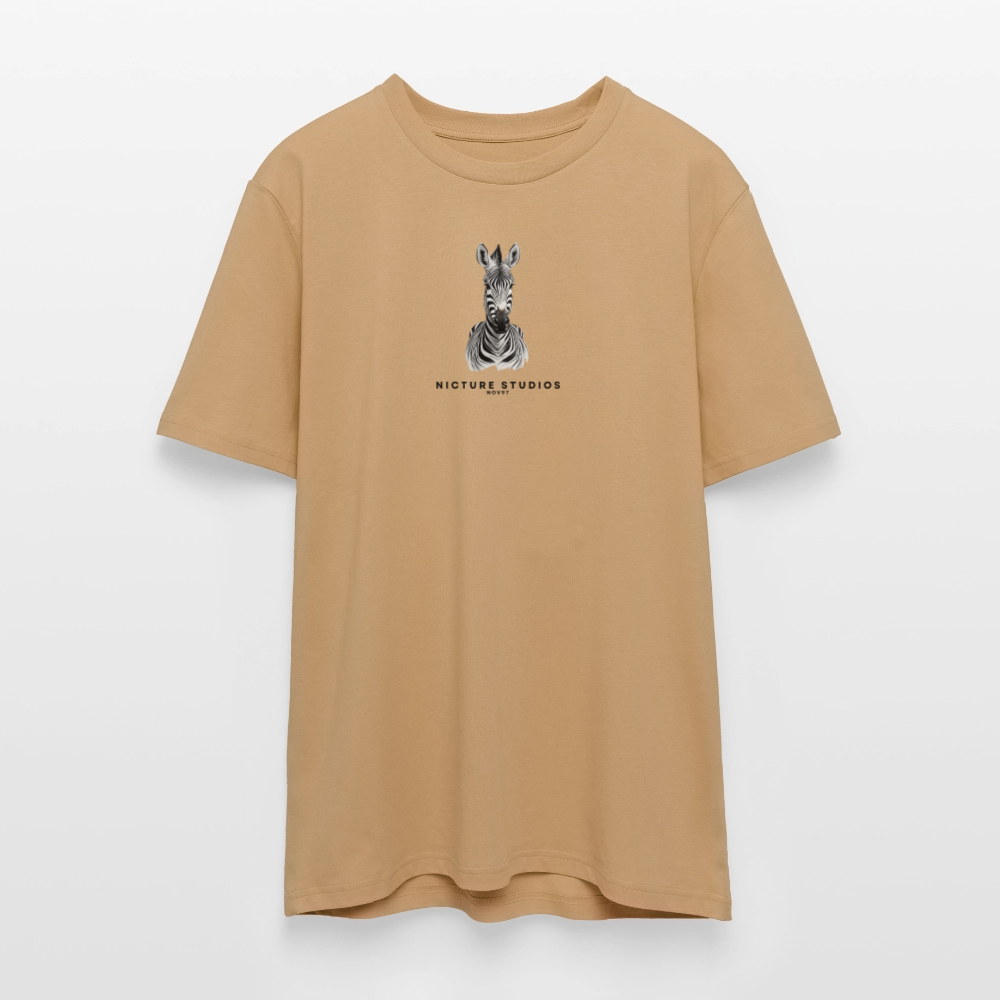 Zebra Unisex Bio-T-Shirt - Karamell 