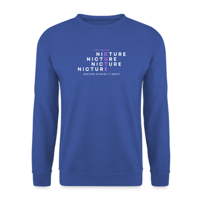 YOU ARE SO CUTE Unisex Pullover - royal blue