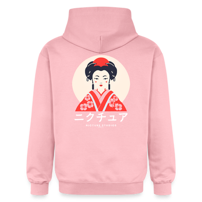 Japanese Geisha Unisex Soft Hoodie - Hellrosa