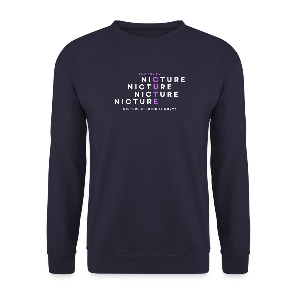 YOU ARE SO CUTE Unisex Pullover - navy