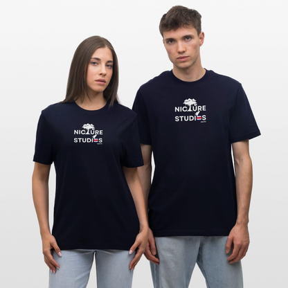 Costa Rica Relaxed Fit Unisex Organic T-Shirt - Navy