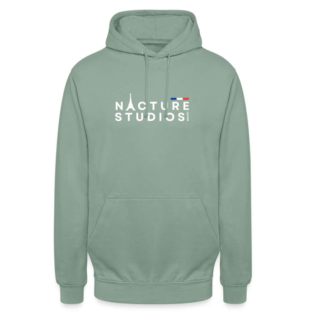 Paris Unisex Hoodie - steel green