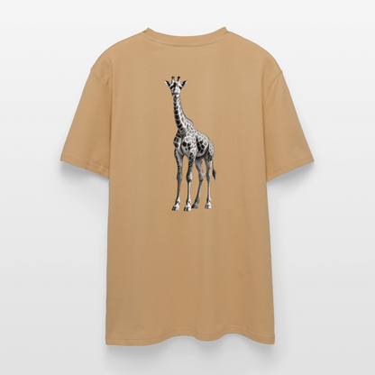 Giraffe Unisex Bio-T-Shirt - Karamell 