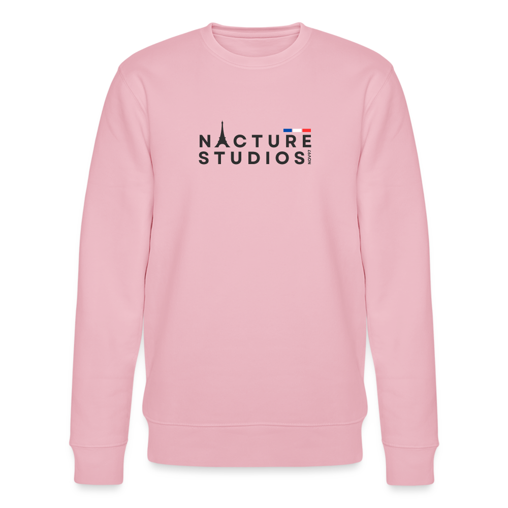 Paris Unisex Organic Sweatshirt - cotton pink