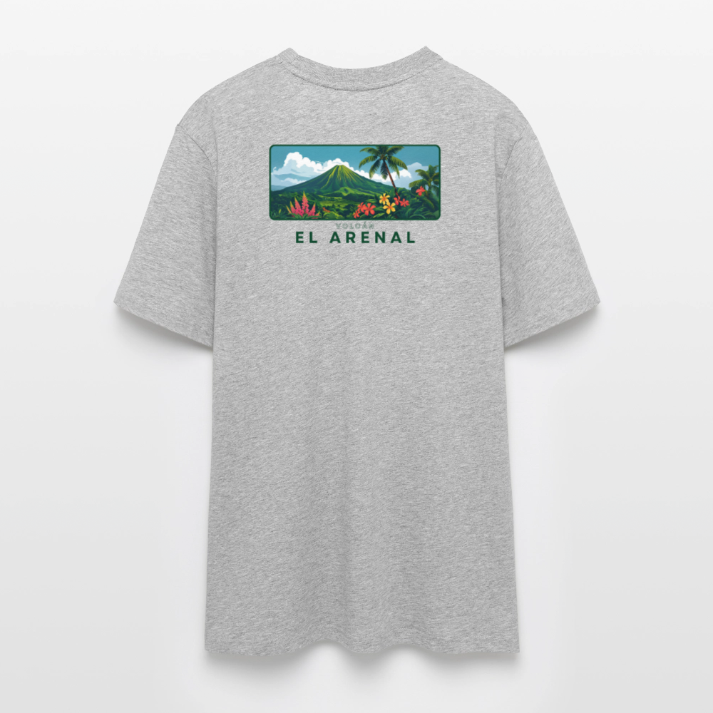 Volcán Unisex Bio-T-Shirt - Grau meliert