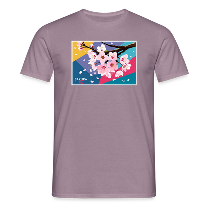 Sakura Japanese T-Shirt - Lilagrau 
