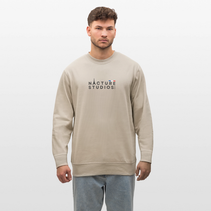 Paris Unisex Organic Sweatshirt - Beige
