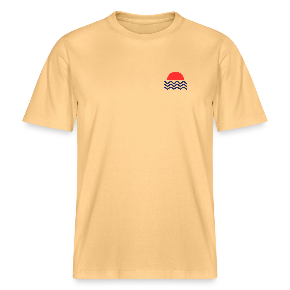Sunset Relaxed Fit Unisex Bio-T-Shirt - Hellgelb