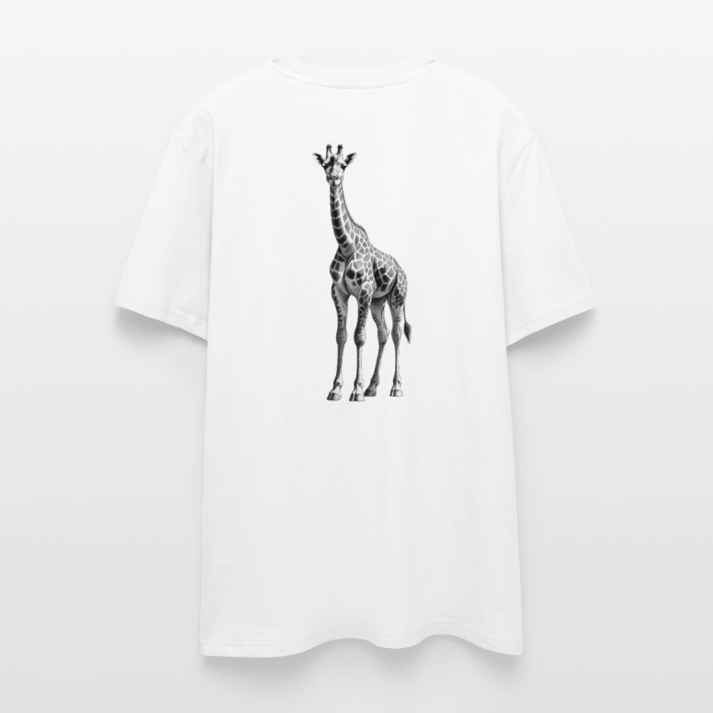 Giraffe Unisex Bio-T-Shirt - Weiß