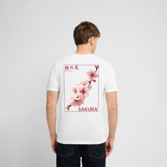Sakura Line Unisex Bio-T-Shirt - Weiß