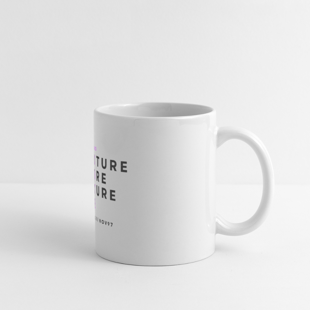 YOU LOOK SO CUTE Panoramic Mug - white