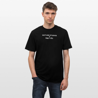 Costa Rica Pura Vida Relaxed Fit Unisex Organic T-Shirt - Schwarz