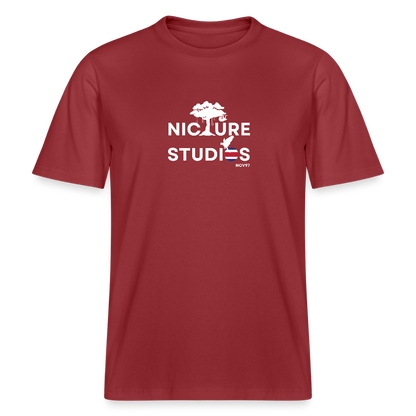 Costa Rica Relaxed Fit Unisex Organic T-Shirt - Erdrot