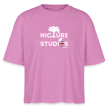 Costa Rica Women’s Boxy Organic T-Shirt - Pink